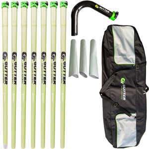 35ft Anti Conductive Clamped Carbon Pole Kit