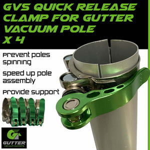 4 Quick release pole clamps
