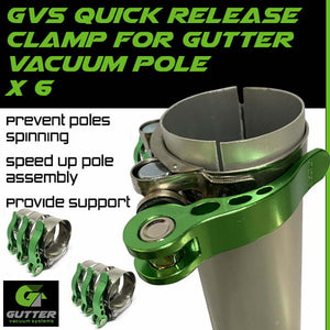 6 Quick release pole clamps