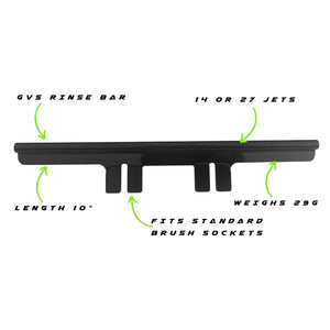 GVS rinse bar specifications