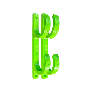 Pair of double hook pole holders. For 51mm diameter gutter vacuum poles and water fed poles.