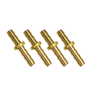 Set of four brass fan jets for window cleaning brushes