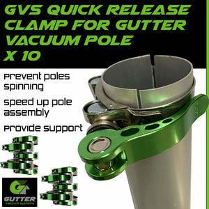 10 Quick release pole clamps