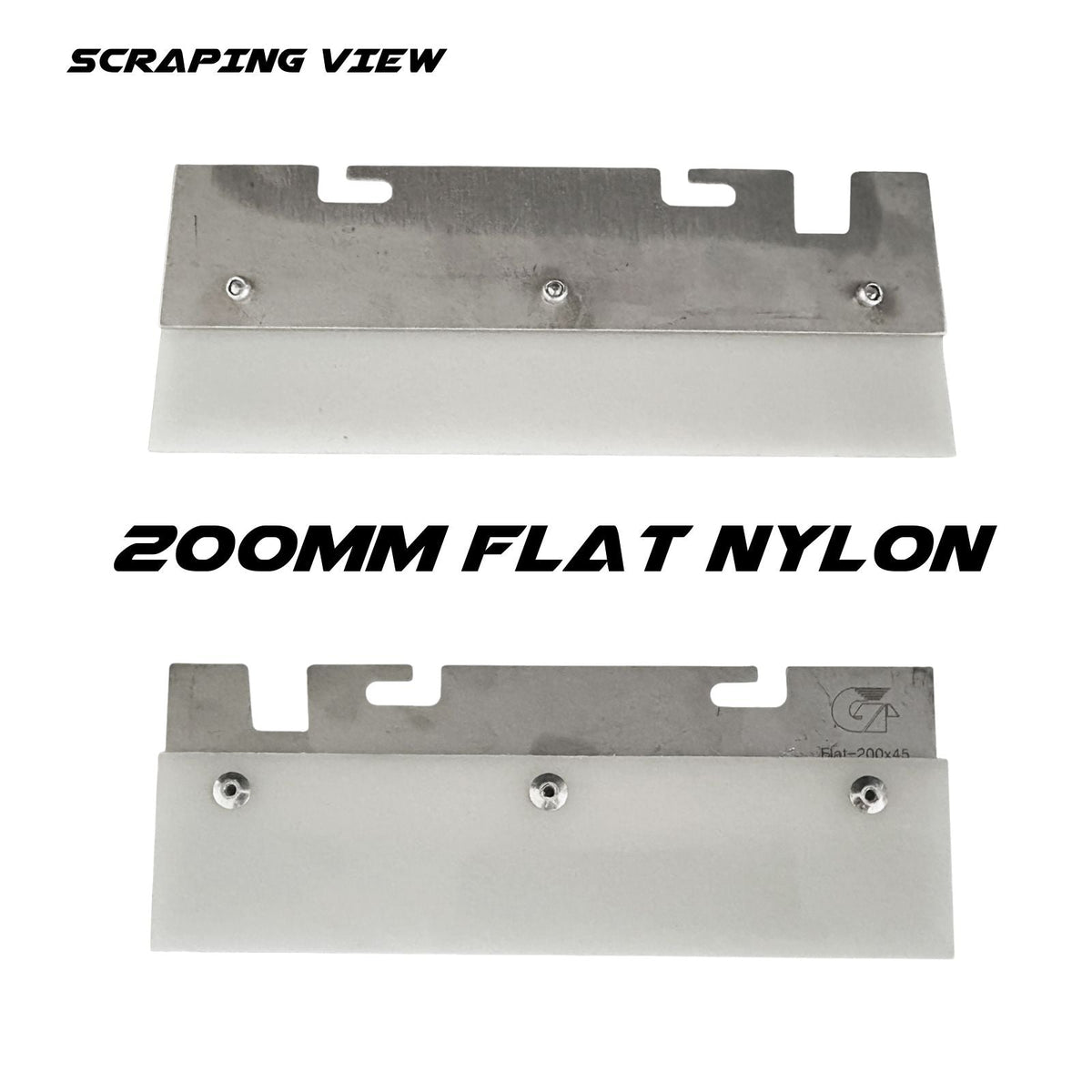 200mm Flat Nylon Roof Scraping Blade