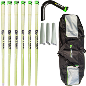 30ft Anti Conductive Clamped Carbon Pole Kit
