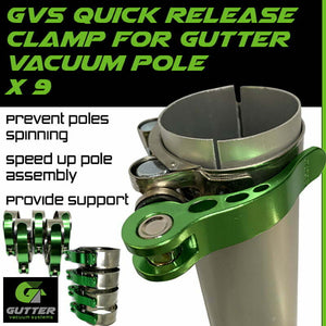 9 Quick release pole clamps
