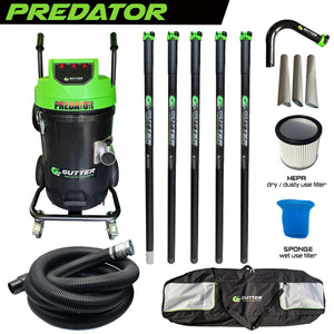 Polypropylene Predator - 25ft Clamped Carbon Fibre Pole Kit - 10m Universal Hose