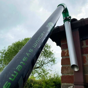 500mm long 51mm double-ended gutter vacuum nozzle fitted to GVS push-fit carbon poles