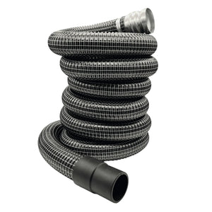 Upgrade with our Wire Reinforced Smoothbore Gutter Vacuum Hose with Ends. Choose 5, 10, or 15m lengths for versatile property work