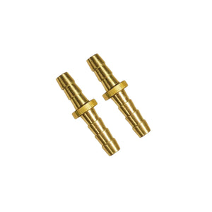Pair of brass fan jets for window cleaning brushes